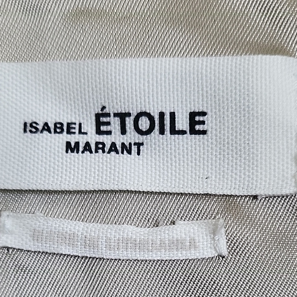 Isabel Marant Beige and Burgundy Plaid Blazer - Picture 2 of 13